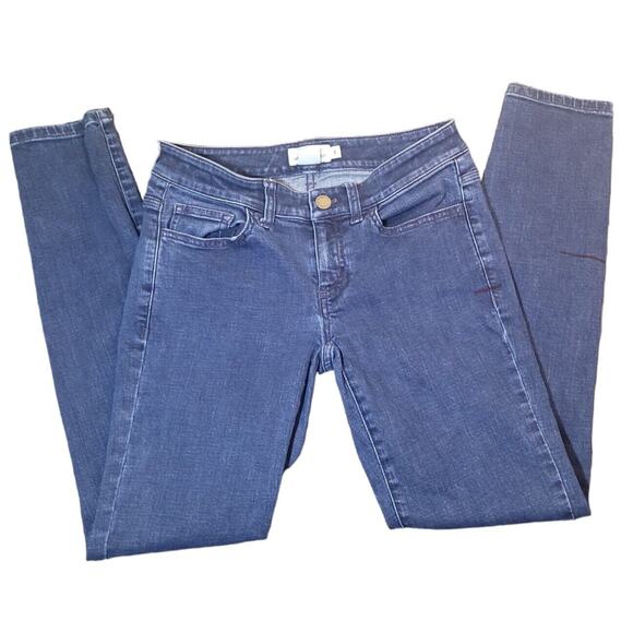 Vineyard Vines Skinny Jeans Size 0 Low Rise Blue Denim – EUC w/ Flaw - Picture 1 of 9